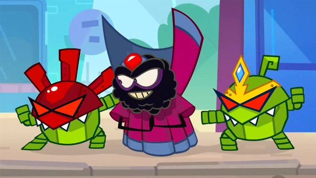 Om Nom Stories: Super-Noms - Robo-Noms. Part 2 - Funny cartoons for kids