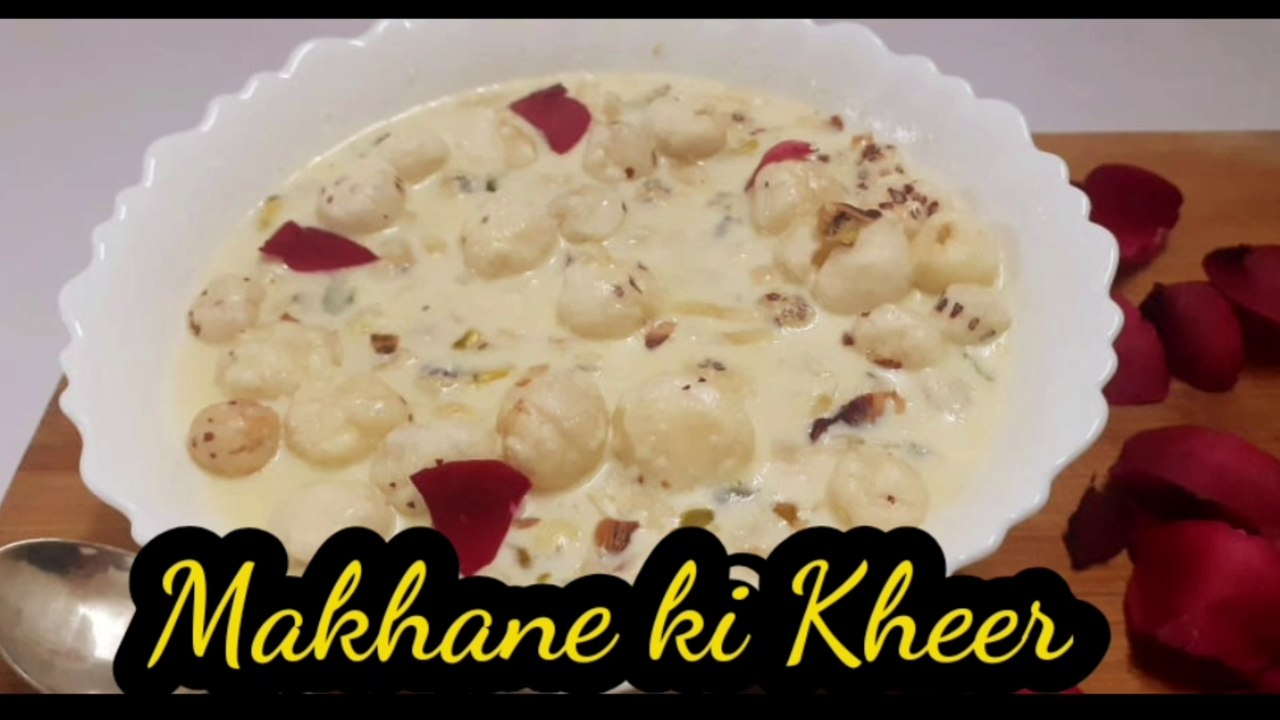 Makhane Ki Kheer l व्रत में  घर पर ही बनाए यह मलाई वाली लच्छेदार मखाने की खीर| Navratri Special l Makhana Kheer |