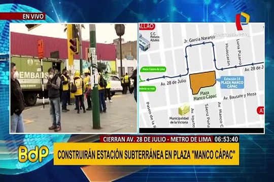 La Victoria: inician desvíos por obras de Línea 2 del Metro