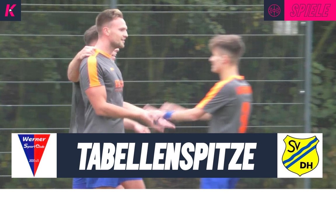 Späte Tore sichern die Tabellenführung | Werner SC - SV Dorsten-Hardt (Landesliga Westfalen)