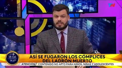 Una cámara de calle capta el momento en el que se fugaron los cómplices del ladrón muerto en Rafael Castillo