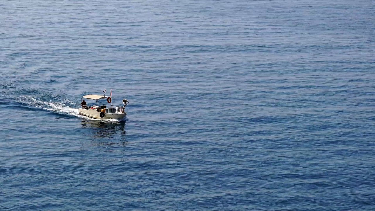 Boat Aerial shot over a sandy coastline natural beautiful royalty Free Stock no copyright video Free for commercial use dron dron aerial view (2)