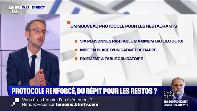 Covid-19: les restaurants parisiens vont pouvoir rester ouverts, mais avec des règles beaucoup plus strictes