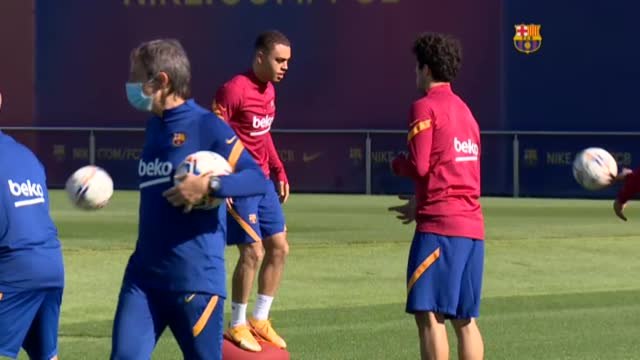 El Barça se entrena pensando ya en Getafe y Ferencváros tras el parón de selecciones