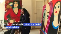 BD, films et ... peinture: Marjane Satrapi expose ses toiles à Paris