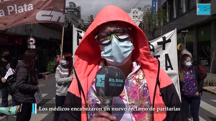 Los médicos encabezaron un nuevo reclamo de paritarias