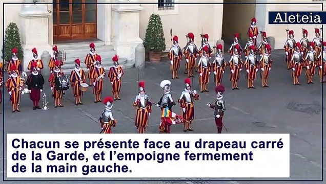 L'ancestrale tradition de la prestation de serment des Gardes suisses