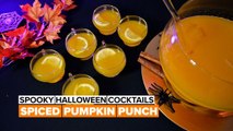 Spooky Halloween Cocktails: Spiced Pumpkin Punch