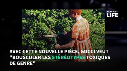 Gucci lance une robe tartan, mais pour les hommes
