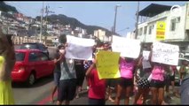 Moradores protestam na Ilha do Príncipe, em Vitória