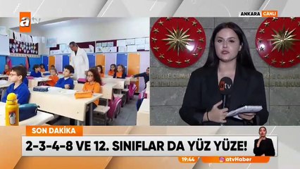 Son dakika Yüz yüze eğitimde yeni karar!