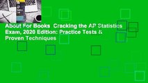 About For Books  Cracking the AP Statistics Exam, 2020 Edition: Practice Tests & Proven Techniques