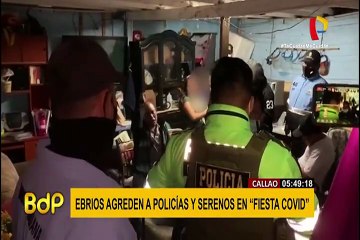 'Fiesta COVID' acabó con enfrentamientos y detenidos en el Callao