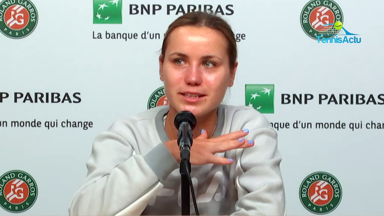 Roland-Garros 2020 - Sofia Kenin : "J'ai utilisé le public pour me motiver car je n'étais pas contente de l'ambiance"
