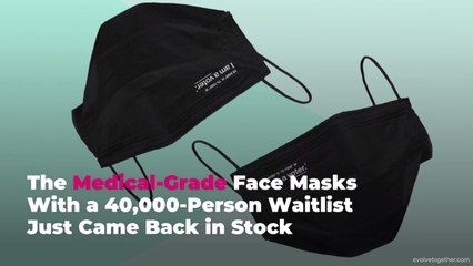 The Medical-Grade Face Masks With a 40,000-Person Waitlist Just Came Back in Stock