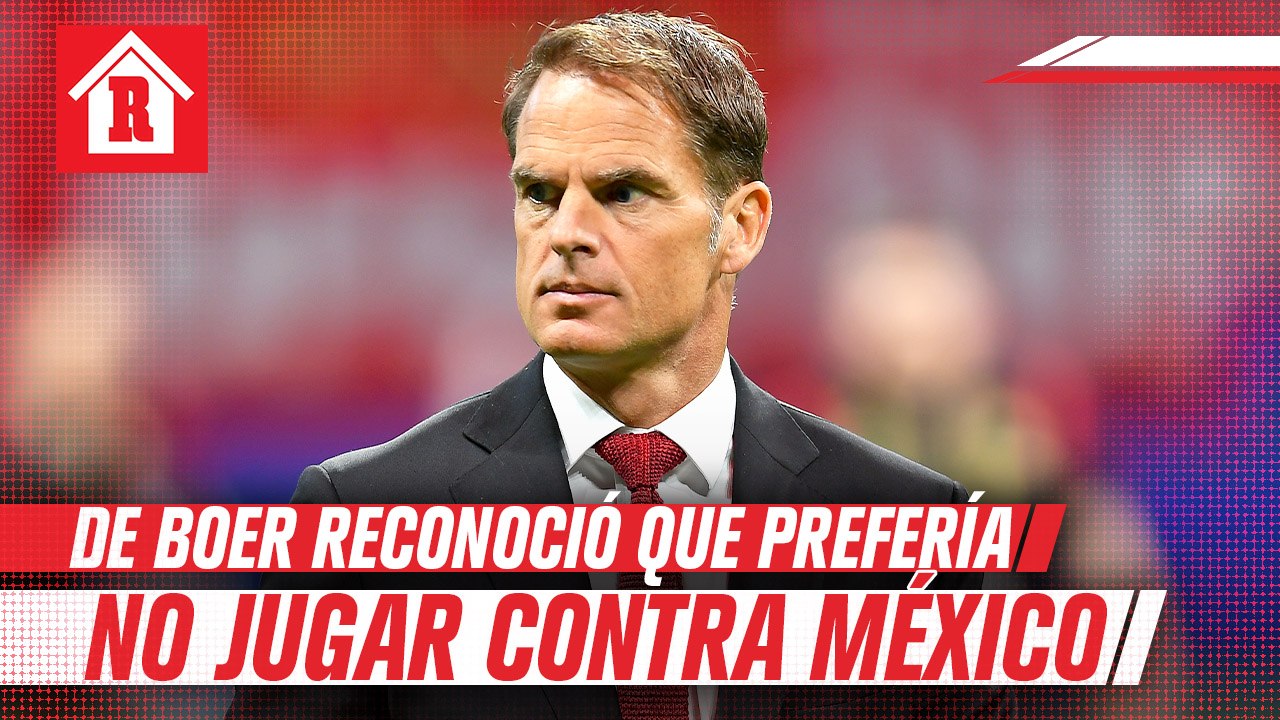 De Boer aseguró que prefería no jugar el partido contra el Tri