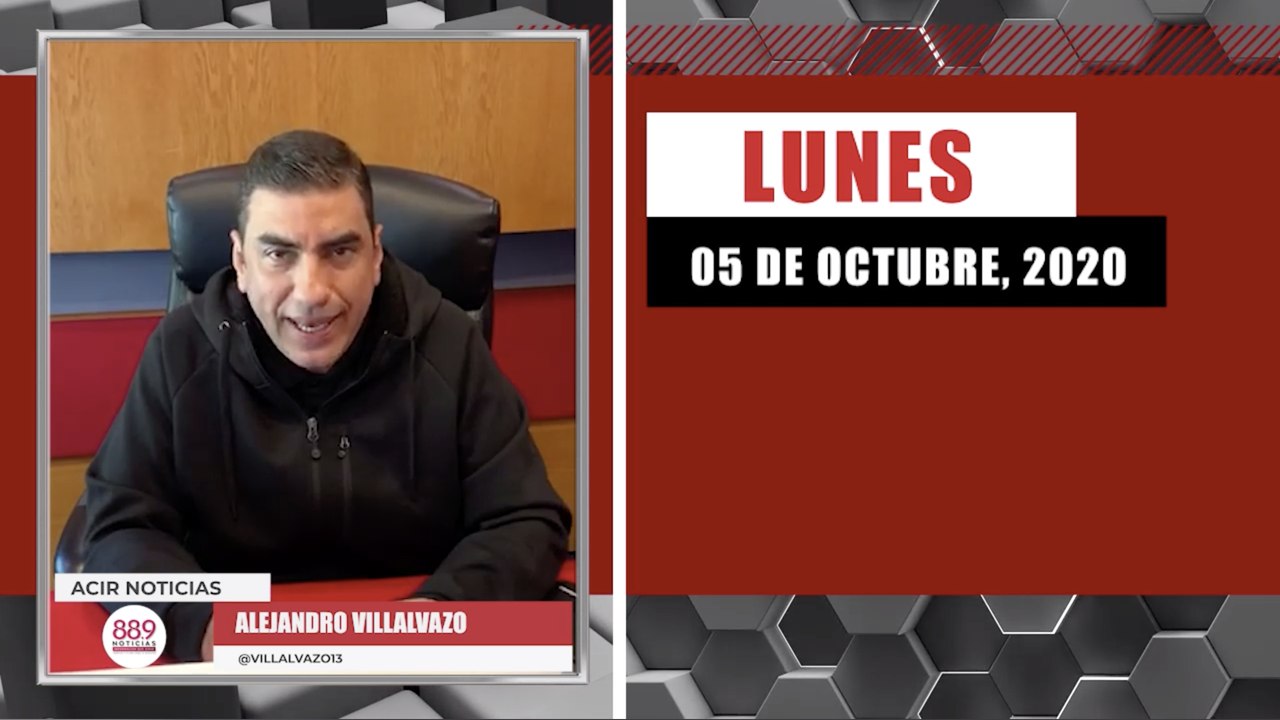 Resumen de noticias lunes 5 de octubre 2020 / Panorama Informativo / 88.9 Noticias