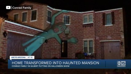 Home transformed into haunted mansion