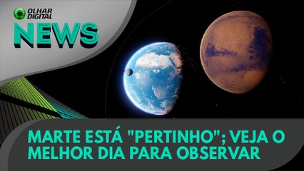 Ao Vivo | Marte está "pertinho"; veja o melhor dia para observar | 05/10/2020 #OlharDigital