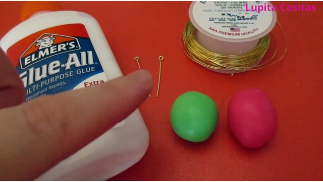 COMO HACER ARETES DE ROSAL CON PORCELANA FRIA