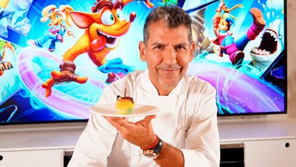 Receta de Paco Roncero inspirada en las "frutas wumpa"