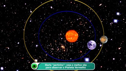 Marte "pertinho"; veja o melhor dia para observar o Planeta Vermelho