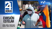 Noticias Ecuador: Noticiero 24 Horas, 05/10/2020 (Emisión Estelar)