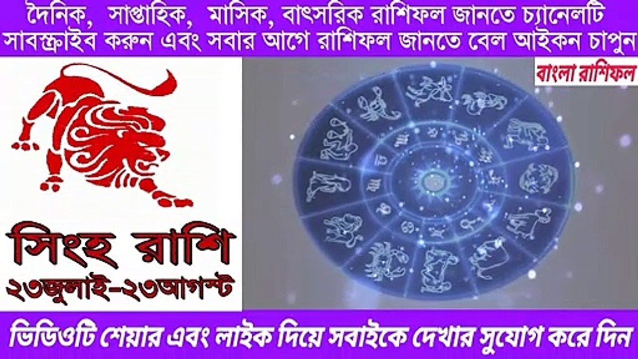 Ajker Rashifal Bangla 4 October 2020