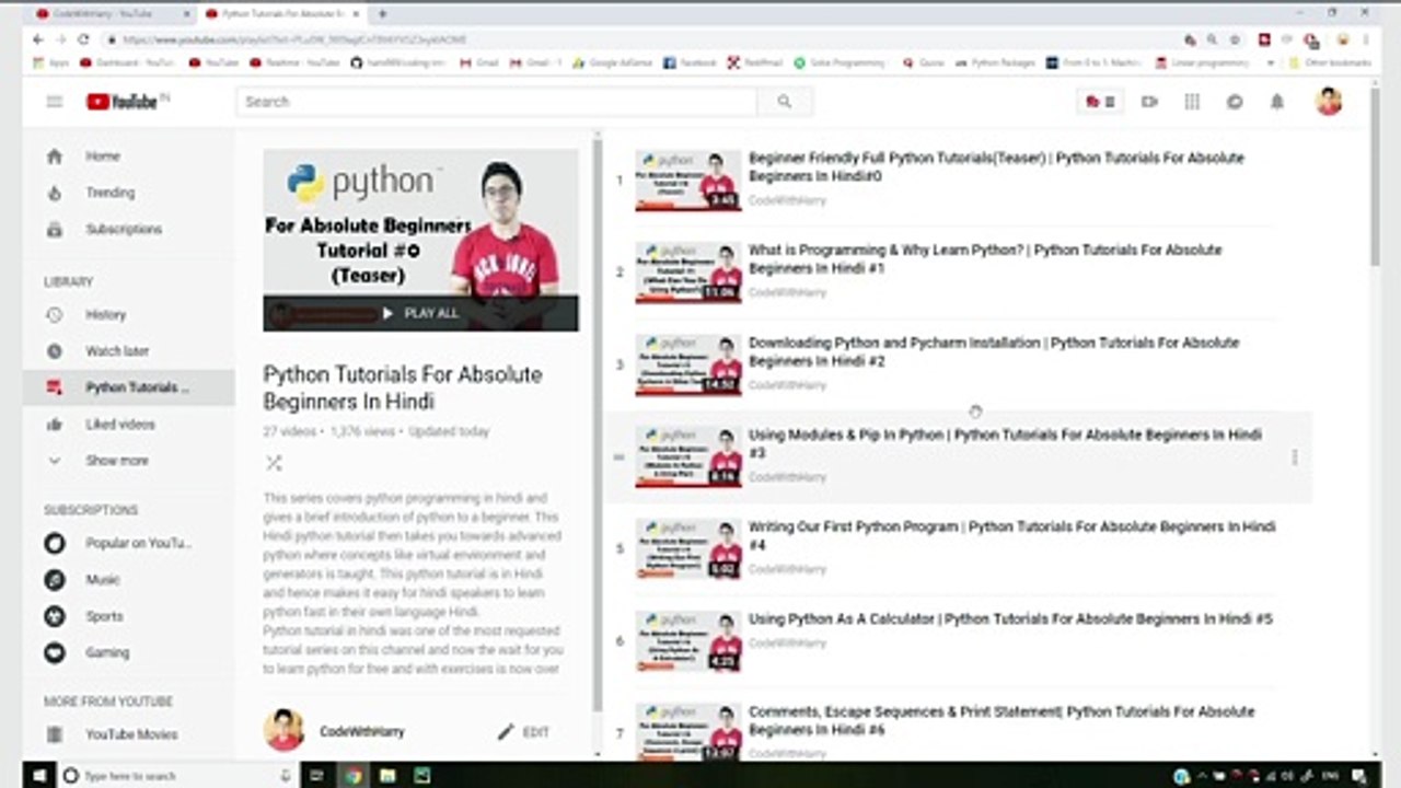 28                       Writing And Appending To A File _ Python Tutorials For Absolute Beginners In Hindi - 28 ( 1080 X 1080 )