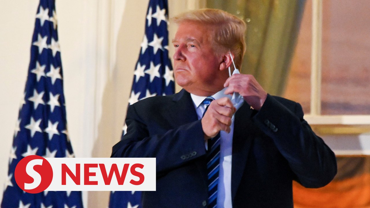 'Don't be afraid' of Covid-19, Trump says as he returns to White House that is stalked by illness