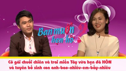 Cô gái gây sốc mang chuối chiên lên BMHH tuyên bố đẻ con với chàng trai anh-bao-nhiêu-em-bấy-nhiêu♋