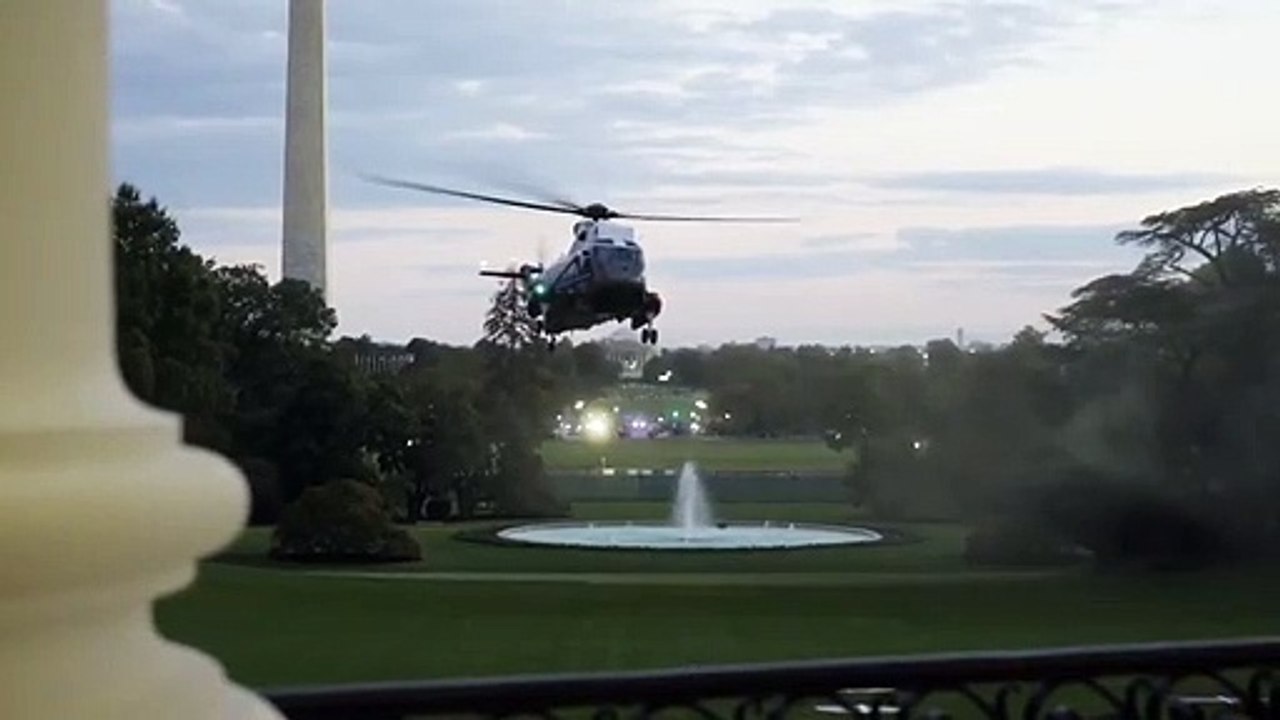 Coronavirus - Le retour du héros : Donald Trump fait de son retour à la Maison Blanche un clip de 38 secondes version "film d'aventure" surréaliste - Regardez