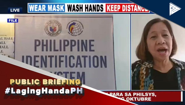 #LagingHanda | Mass registration para sa PhilSys, sisimulan ngayong Oktubre