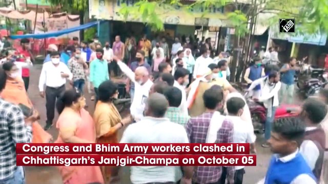 Clash erupts between Congress, Bhim Army workers in Chhattisgarh’s Janjgir-Champa