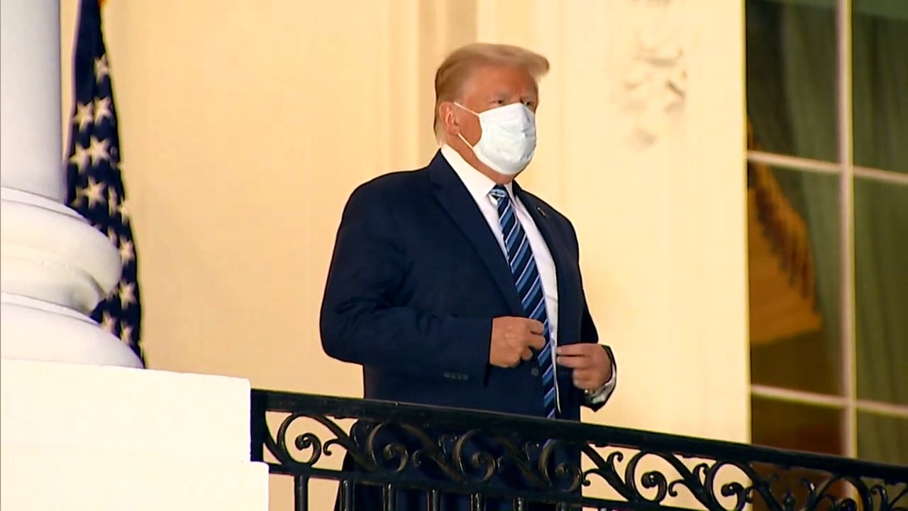 Corona-Patient Trump ist zurück im Weißen Haus