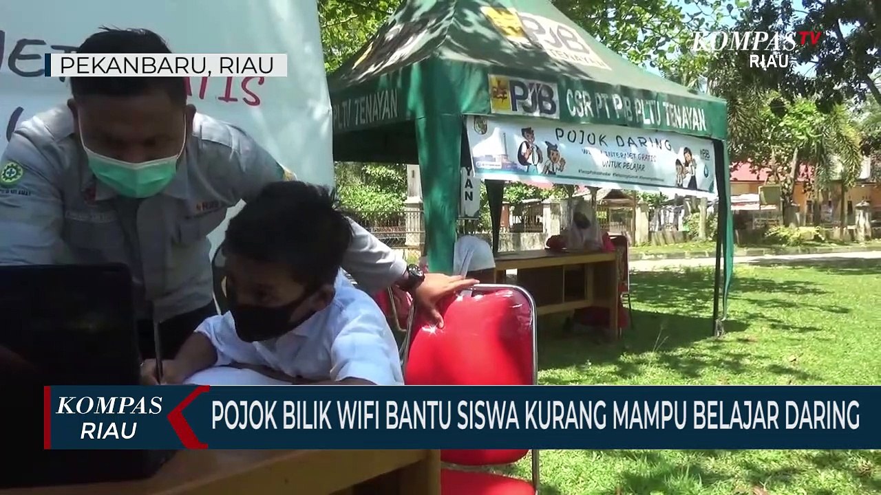 Pojok Bilik Wifi Bantu Siswa Kurang Mampu Belajar  Daring