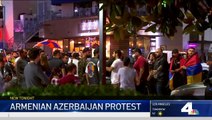 Pro-Armenia Demonstrators Halt Traffic on 101 Freeway, Protesting Fighting With Azerbaijan