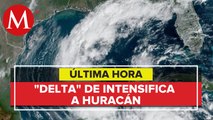 'Delta' se intensifica a huracán categoría 1; tocará tierra en Quintana Roo