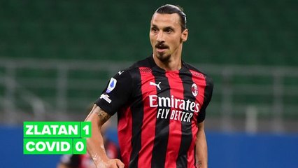 Zlatan Ibrahimović, pronto a vincere la partita contro il COVID