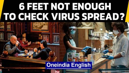 Video herunterladen: Covid-19: Top US health body claims that the virus may spread indoors beyond 6 feet|Oneindia News