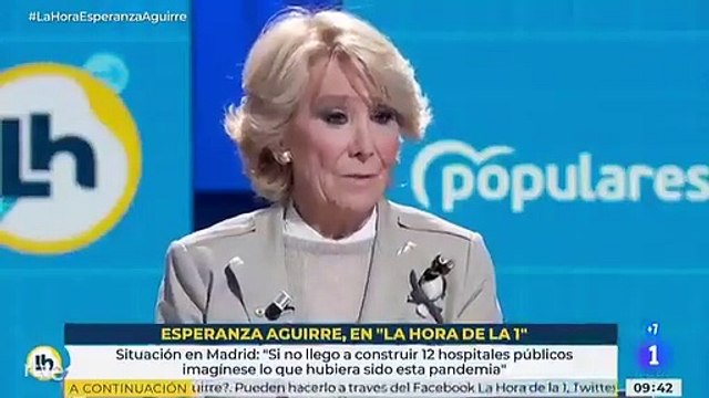 Esperanza Aguirre se come a la nueva manipuladora de TVE, Mónica López, y pone a Fernando Simón en su sitio