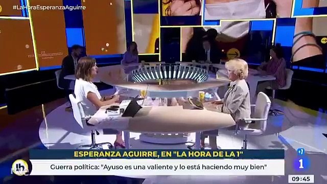 Esperanza Aguirre se come a la nueva manipuladora de TVE, Mónica López, y pone a Fernando Simón en su sitio