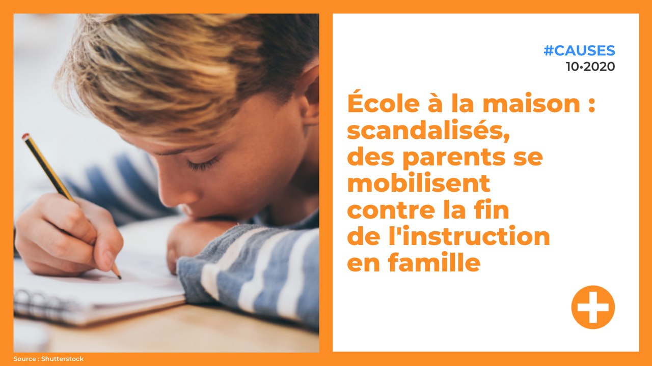 École à la maison : scandalisés, des parents se mobilisent contre la fin de l'instruction en famille
