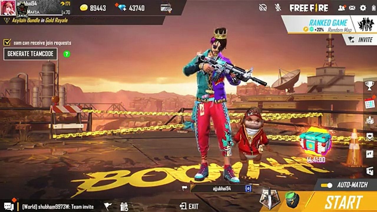 Ajjubhai Met Hacker in Duo vs Squad Gameply-Garena Free Fire