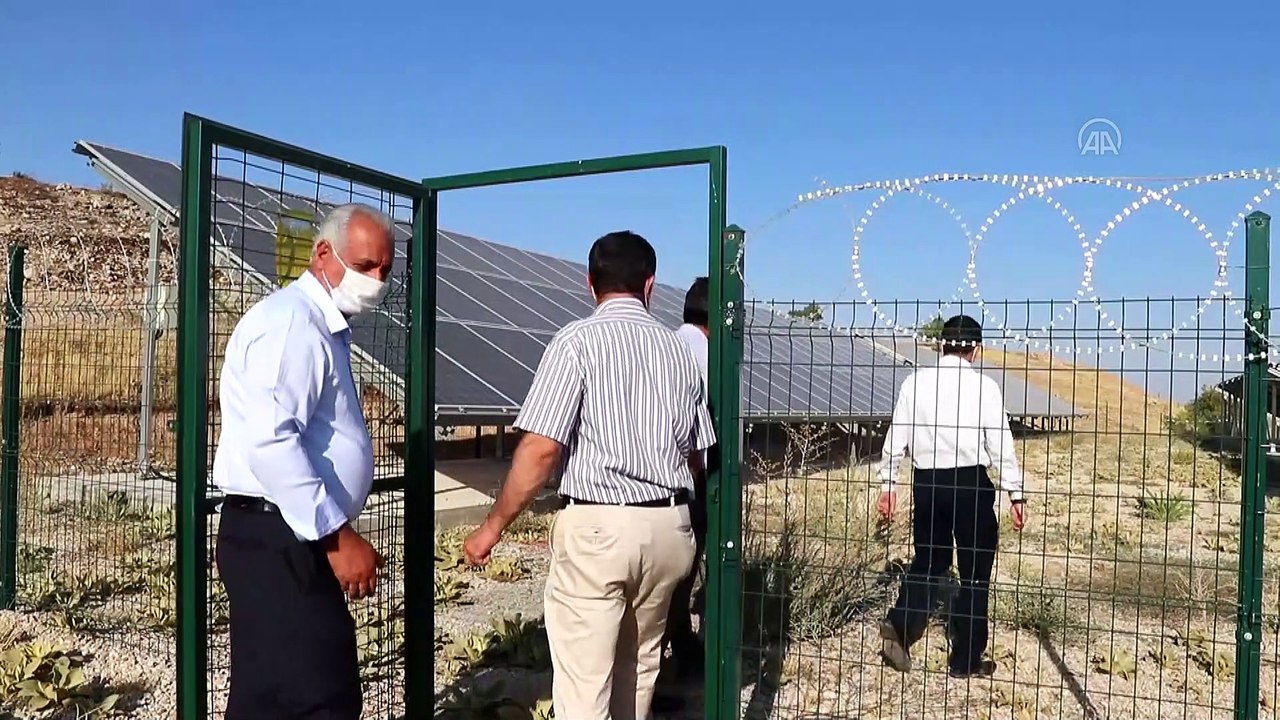Güneş Enerjisi Santrali sayesinde içme suyu için elektrik faturası ödemiyorlar - ELAZIĞ