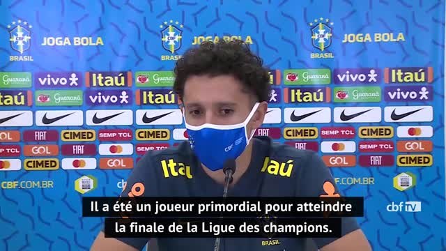 Brésil - Marquinhos encense Neymar et Thiago Silva
