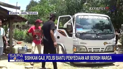 Sisihkan Gaji, Polisi Bantu Penyediaan Air Bersih Warga