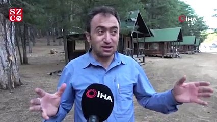 Bu yaylada konaklayan mutlu uyanıyor