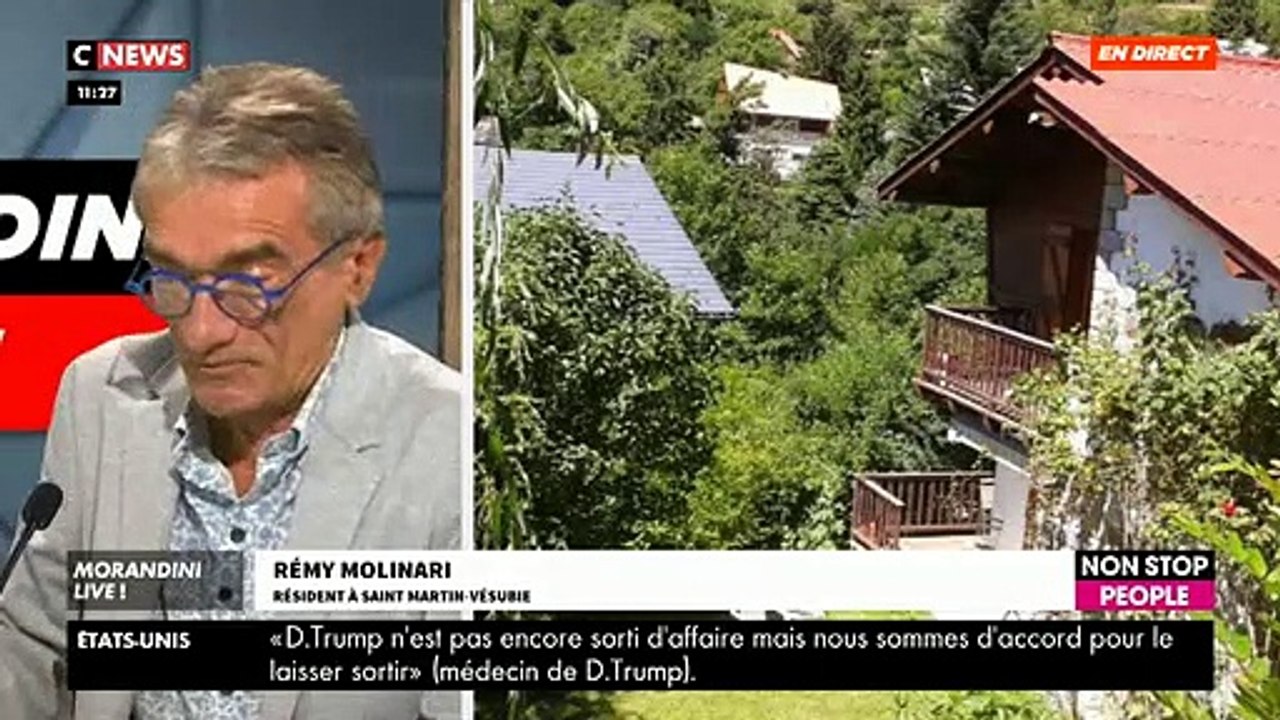 Intempéries Alpes-Maritimes - Propriétaire d'une maison emportée par les eaux, il craque sur le plateau de "Morandini Live": "C'est une part de ma vie qui est partie" - VIDEO