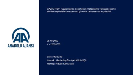 Kapkaç anı güvenlik kamerasında - GAZİANTEP